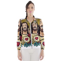 Buddy Christ Women s Windbreaker by Valentinaart