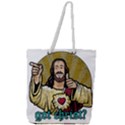 Buddy Christ Full Print Rope Handle Tote (Large) View1