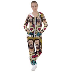 Buddy Christ Women s Tracksuit by Valentinaart