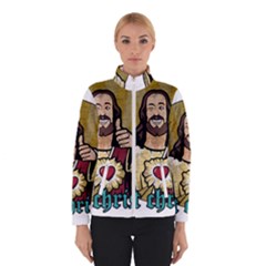 Buddy Christ Winter Jacket by Valentinaart