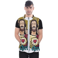 Buddy Christ Men s Puffer Vest by Valentinaart