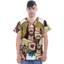 Buddy Christ Men s V-Neck Scrub Top View1