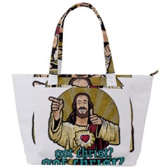 Buddy Christ Back Pocket Shoulder Bag  by Valentinaart