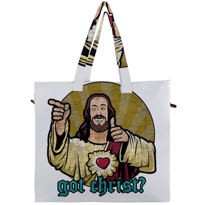 Buddy Christ Canvas Travel Bag