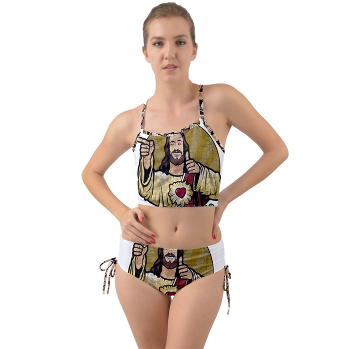 Buddy Christ Mini Tank Bikini Set