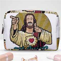 Buddy Christ Make Up Pouch (medium) by Valentinaart