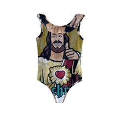 Buddy Christ Kids  Frill Swimsuit by Valentinaart