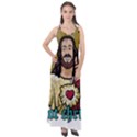 Buddy Christ Sleeveless Velour Maxi Dress View1