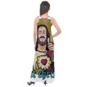 Buddy Christ Sleeveless Velour Maxi Dress View2