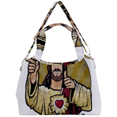 Buddy Christ Double Compartment Shoulder Bag by Valentinaart