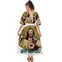 Buddy Christ Kimono Sleeve Boho Dress View2