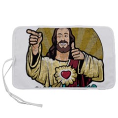 Buddy Christ Pen Storage Case (l) by Valentinaart