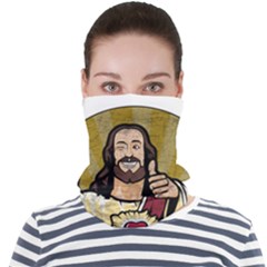 Buddy Christ Face Seamless Bandana (adult) by Valentinaart