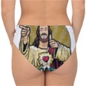 Buddy Christ Double Strap Halter Bikini Bottom View2