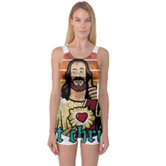 Got Christ? One Piece Boyleg Swimsuit by Valentinaart