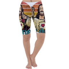 Got Christ? Cropped Leggings  by Valentinaart