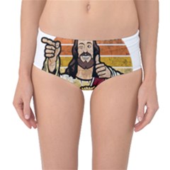 Got Christ? Mid-waist Bikini Bottoms by Valentinaart