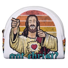 Got Christ? Horseshoe Style Canvas Pouch by Valentinaart