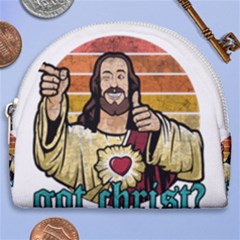 Got Christ? Horseshoe Style Canvas Pouch by Valentinaart