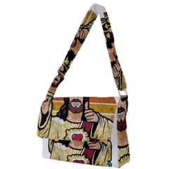 Got Christ? Full Print Messenger Bag (s) by Valentinaart