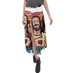 Got Christ? Velour Split Maxi Skirt