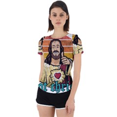 Got Christ? Back Cut Out Sport Tee by Valentinaart