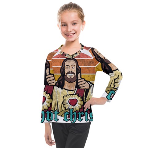 Got Christ? Kids  Long Mesh Tee by Valentinaart