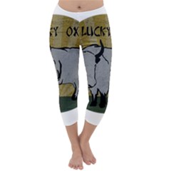 Chinese New Year ¨c Year Of The Ox Capri Winter Leggings  by Valentinaart