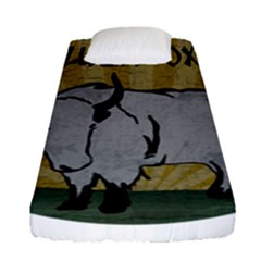 Chinese New Year ¨c Year Of The Ox Fitted Sheet (single Size) by Valentinaart