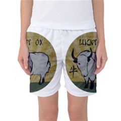 Chinese New Year ¨c Year Of The Ox Women s Basketball Shorts by Valentinaart