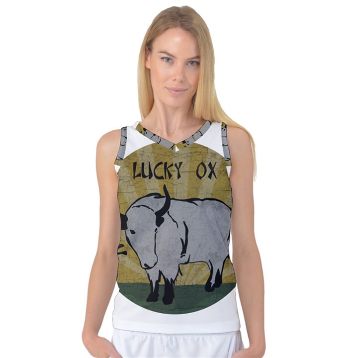 Chinese New Year ¨C Year of the Ox Women s Basketball Tank Top