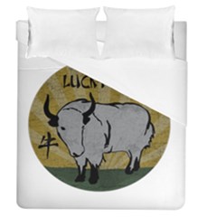 Chinese New Year ¨c Year Of The Ox Duvet Cover (queen Size) by Valentinaart