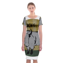 Chinese New Year ¨c Year Of The Ox Classic Short Sleeve Midi Dress by Valentinaart