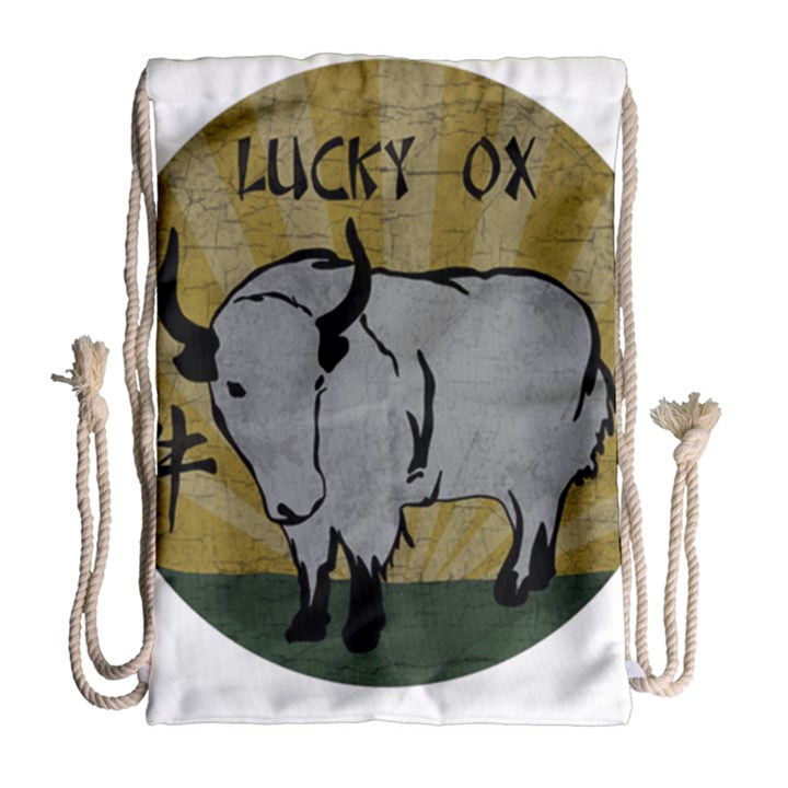 Chinese New Year ¨C Year of the Ox Drawstring Bag (Large)