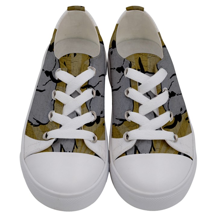 Chinese New Year ¨C Year of the Ox Kids  Low Top Canvas Sneakers