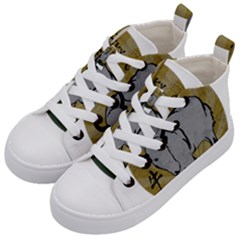 Chinese New Year ¨c Year Of The Ox Kids  Mid-top Canvas Sneakers by Valentinaart