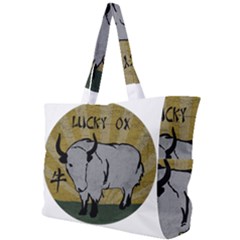 Chinese New Year ¨c Year Of The Ox Simple Shoulder Bag by Valentinaart