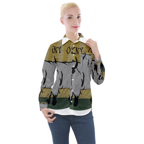 Chinese New Year ¨c Year Of The Ox Women s Long Sleeve Pocket Shirt by Valentinaart