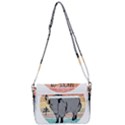 Chinese New Year ¨C Year of the Ox Shoulder Bag with Back Zipper View3