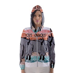 Chinese New Year ¨c Year Of The Ox Women s Hooded Windbreaker by Valentinaart