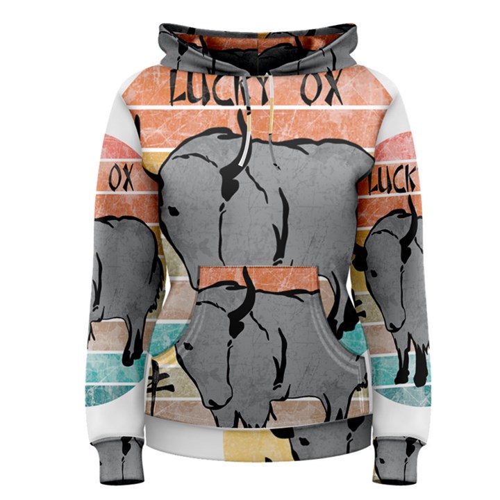 Chinese New Year ¨C Year of the Ox Women s Pullover Hoodie