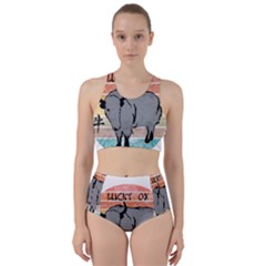 Chinese New Year ¨C Year of the Ox Racer Back Bikini Set