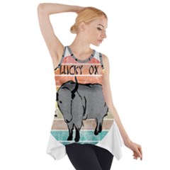 Chinese New Year ¨c Year Of The Ox Side Drop Tank Tunic by Valentinaart