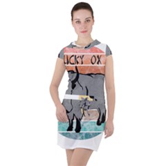 Chinese New Year ¨c Year Of The Ox Drawstring Hooded Dress by Valentinaart