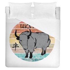 Chinese New Year ¨c Year Of The Ox Duvet Cover (queen Size) by Valentinaart