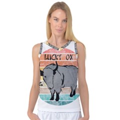 Chinese New Year ¨c Year Of The Ox Women s Basketball Tank Top by Valentinaart