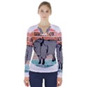 Chinese New Year ¨C Year of the Ox V-Neck Long Sleeve Top View1