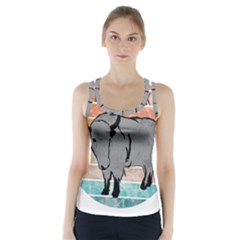 Chinese New Year ¨c Year Of The Ox Racer Back Sports Top by Valentinaart