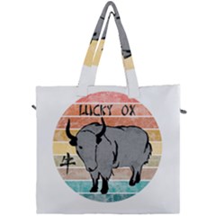 Chinese New Year ¨c Year Of The Ox Canvas Travel Bag by Valentinaart