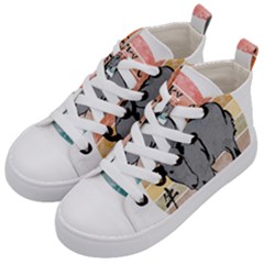 Chinese New Year ¨c Year Of The Ox Kids  Mid-top Canvas Sneakers by Valentinaart